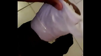 Black guy fucks toilet paper roll